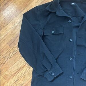 Uniqlo Black Casual Jacket